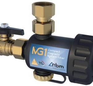 Magnetinis filtras MG1 dujiniam katilui juodas